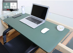 折边护肘办公桌垫超大鼠标垫学习书桌垫电脑桌垫皮革桌垫