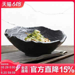 DXC创意日式陶瓷碗餐具斜口碗 韩式个性家用泡面碗菜碗米饭碗套装