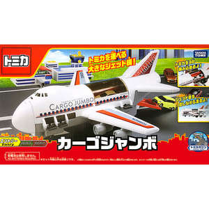 日本TOMY多美卡合金车套装男孩玩具礼物模型飞机运输大货机596677