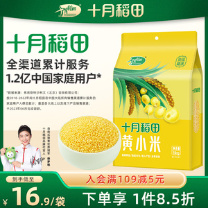 2023年新米十月稻田黄小米2斤香糯粗杂粮小米1kg米香浓郁米油醇厚