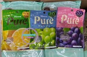 澳門代購 日本人氣熱推薦  甘樂KANRO Pure果汁多口味水果軟糖56g