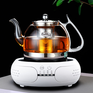 电磁炉煮茶器黑茶耐热玻璃茶壶过滤泡茶壶烧水壶电陶炉煮茶壶套装