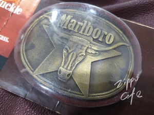 1987年 纯铜万宝路牛头皮带扣腰带扣 MARLBORO