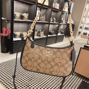 COACH蔻驰 Teri25新月腋下包手提单肩斜挎包中号女包CA548/CC323