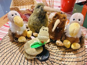 德国NICI绝版秃鹫小蛇毛绒玩具出口几维鸟公仔挂件玩偶礼物小鸟