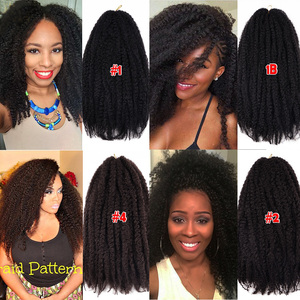Marley Crochet braids Afro kinky curly hair extension 假发