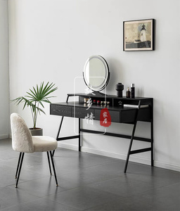 现代简约意式极简梳妆台网红轻奢卧室化妆台北欧设计师创意化妆桌