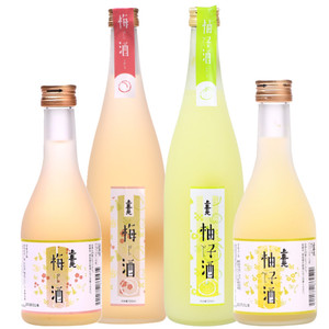 原装进口上喜元柚子酒300/720ml/柚子酒女士微醺甜酒果味酒青梅酒