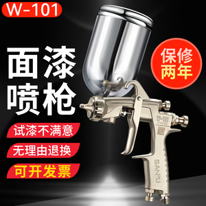 台湾三普W-101油漆喷枪气动喷漆工具高雾化家具漆面漆涂料喷漆枪