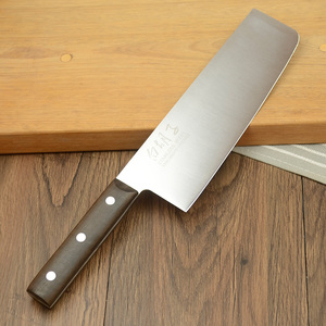 开刃不锈钢菜刀家用切菜刀日式单刃切肉刀超快锋利刀具左手切片刀