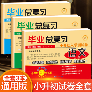 小升初真题卷试卷测试卷语文数学英语必刷题人教版小学毕业系统总复习资料六年级下册专项训练练习册全套分班升学真卷2024模拟名校