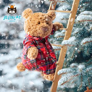 英国Jellycat新品安睡巴塞罗熊柔软玩偶毛绒玩具可爱公仔陪伴