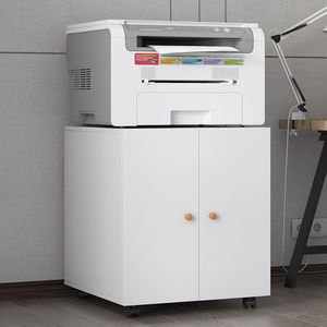 打印机柜子落地A3复印机工作台放置柜移动矮柜带轮大型打印机底座
