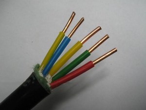 杭州中策牌/永通中策牌电线电缆ZR-YJV5*6平方5芯电力硬电缆 国标