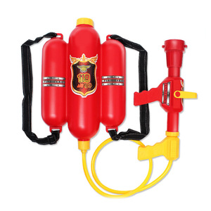 儿童消防员山姆背包水枪玩具抽拉式灭火器火警救火喷水呲水大容量