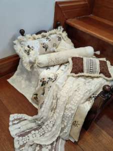 娃用床品-复古风格，小布blythe6分4分bjd娃娃屋装饰可定制尺寸