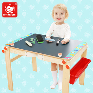 特宝儿二合一桌式儿童画板家用写字板宝宝涂鸦支架式绘画板
