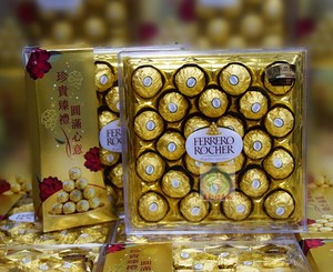 香港意大利费列罗巧克力T24粒金莎费力罗礼盒装费利罗情人节年货