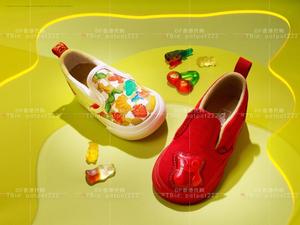 DF香港代购Vans x Haribo小熊软糖联名金熊可爱卡通亲子童鞋板鞋