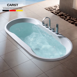 德国CARST卫浴嵌入式浴缸亚克力家用成人浴池椭圆形内嵌式浴盆