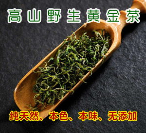 高山一级野生黄金茶叶2023新茶有机开化龙顶绿茶散装袋装250g包邮