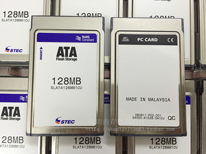 新品 原装STEC SLATA128MM1CUI PC CARD ATA卡 PCMCIA存储卡