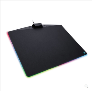 海盗船MM800硬质织物布面台式电脑鼠标垫幻彩RGB背光icue灯光同步