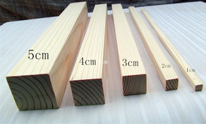 DIY手工模型材料松木条木方条木方 木线条 木块 樟子松木条实木条