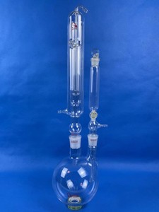 二氧化硫残留量测定装置烧瓶1000ml药典法酸碱滴定法蒸馏玻璃仪器