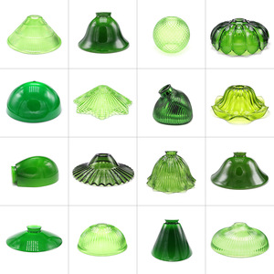 绿色玻璃怀旧复古老上海风格 创意罩子灯壳 更换替换灯罩高档加厚