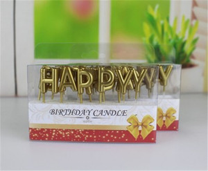 生日蜡烛 儿童生日蛋糕装饰蜡烛 土豪金 创意 绚烂 恶趣 派对字母
