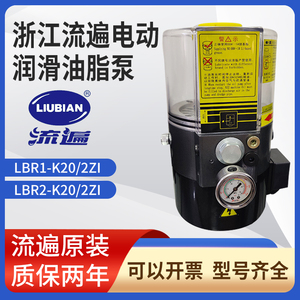 浙江流遍电动润滑泵LRB1-K20/2ZI冲床黄油泵油脂泵LRB2-K20/3ZKI