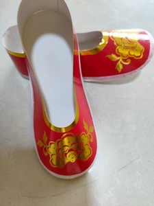 神仙鞋子小脚金莲鞋手工纸质制作拜佛泰山奶奶观音批发