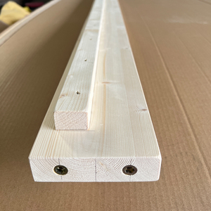 原木木方加厚床边框架实木床横梁床框床边梁上下床配件可定制尺寸