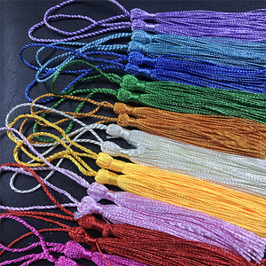 中国结绳彩色红色小结绳大结绳流苏手工饰品DIY儿童学生文艺青年