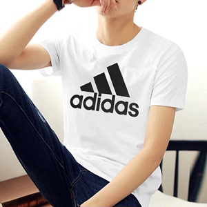 Adidas阿迪达斯半袖男装2019春季新款运动休闲透气短袖T恤DT9929