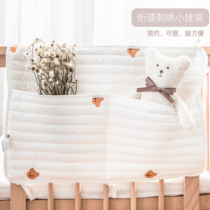 韩国婴儿床收纳挂袋床头挂包宝宝推车置物袋尿不湿儿童玩具储物袋