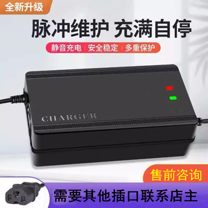 适用富士达阿米尼新大洲祖玛电动车电瓶充电器36V48V12AH60V64V