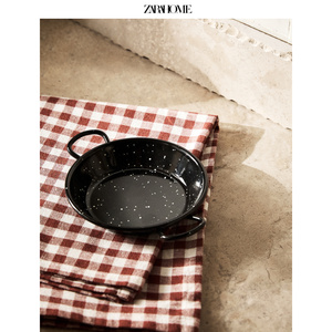 Zara Home 欧式圆形家用钢制平底海鲜饭锅钢锅炒菜锅 40213041220