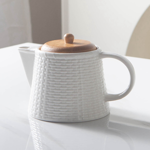 高级感法式下午茶水壶咖啡手冲泡壶高档莫兰迪复古陶瓷茶壶杯套装