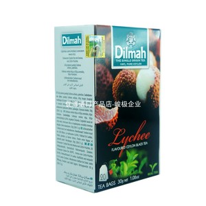 Dilmah迪尔玛荔枝味锡兰红茶20包袋泡斯里兰卡原装进口果茶无蔗糖