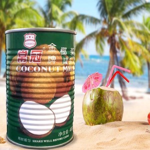 常冠金牌椰浆罐头 高浓度椰汁椰浆西米露配料 烘焙原料 三瓶包邮
