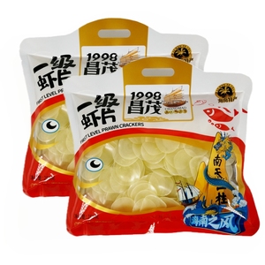 海南特产昌茂一级虾片250克 虾类制品食材 水产海鲜干货虾片 包邮