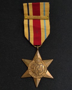 二战英国非洲之星奖章 第八军团勋条 欧洲徽章勋章纪念章