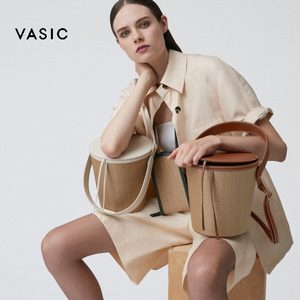 VASIC高级感小众设计 Coco 大容量 时尚单肩手提女包 日式水桶包