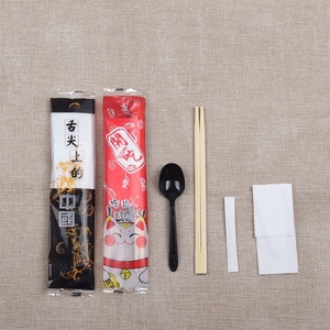 厂家直销一次性筷子四件套外卖餐具包套装四合一筷子独立包装批发