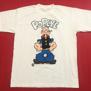Popeye大力水手童趣俏皮短袖欧美风潮牌纯棉圆领T恤男女情侣夏装