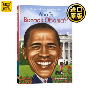 英文原版 Who Is BARACK OBAMA Who Was 谁是奥巴马 名人传记系列 英文版 Roberta Edwards 进口英语原版书籍