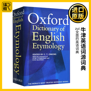 牛津英语词源词典 英文原版 The Oxford Dictionary of English Etymology 英文版 Onions, C. T. 全英文版进口英语书籍字典辞典