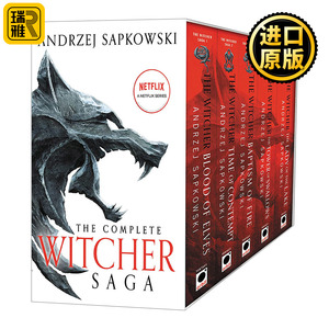 The Witcher Boxed Set 猎魔人5册集盒装 巫师 Andrzej Sapkowski